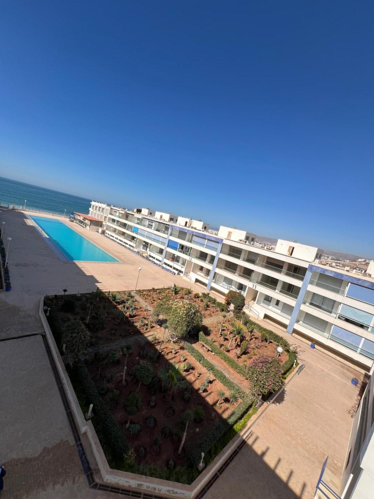 Appartement Pied Dans L'Eau Avec Piscine Aourir Esterno foto