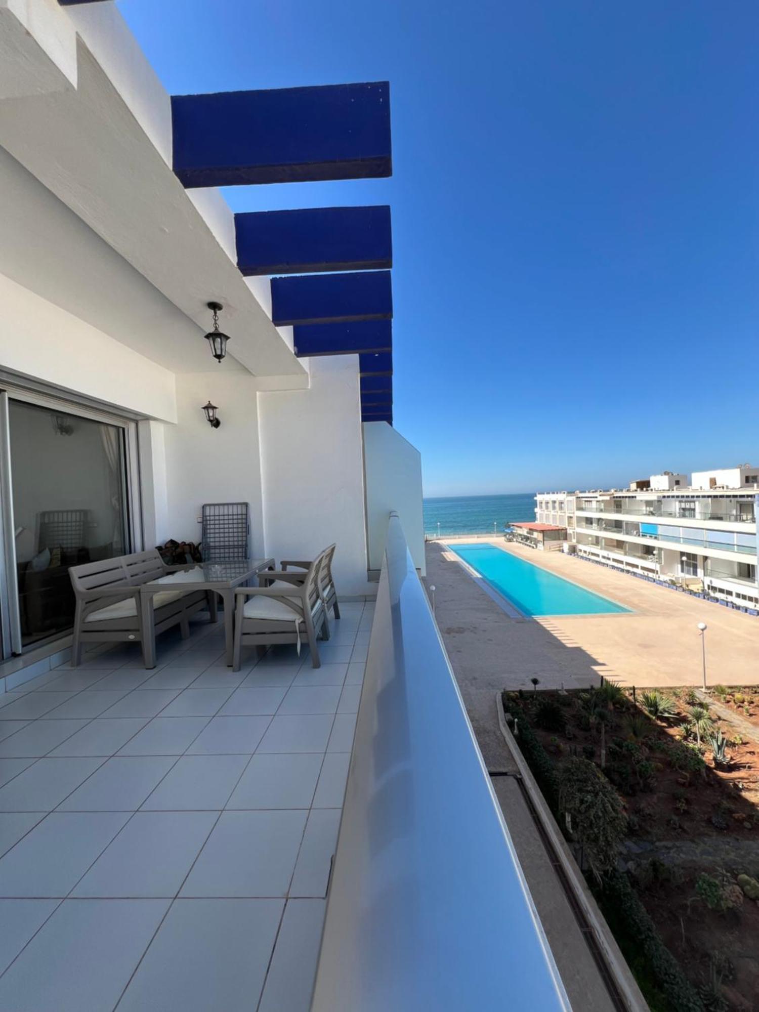 Appartement Pied Dans L'Eau Avec Piscine Aourir Esterno foto